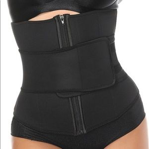 Waist Trainer with Double Velcro Corset